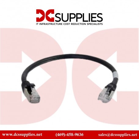 C2G 00715 10ft Cat6a Snagless Shielded Ethernet Patch Cable Black (00715)