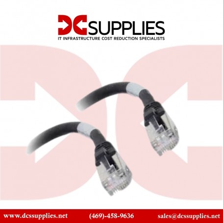 C2G 00715 10ft Cat6a Snagless Shielded Ethernet Patch Cable Black (00715)