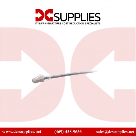 C2G C2G43807 30ft TAA Compliant Cat6a Snagless Shielded Network Cable Gray (C2G43807)