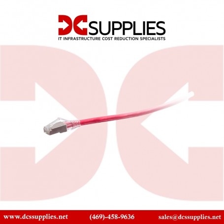 C2G C2G43882 7ft Cat6a Snagless Shielded Network Cable Red (C2G43882)