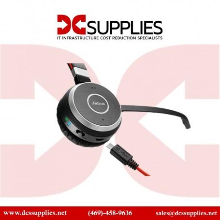 Jabra 6593-833-399 Evolve 65 SE Link380A MS Mono Headset with Charging Stand (6593-833-399)