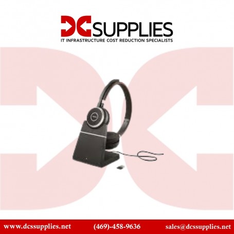 Jabra 6593-833-399 Evolve 65 SE Link380A MS Mono Headset with Charging Stand (6593-833-399)