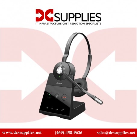 Jabra 28599-999-889 Evolve2 85 Noise-Canceling Wireless Over-Ear Headset with Stand (28599-999-889)
