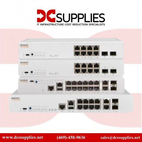 Ruckus ICX8200-C08ZP 8 Port Managed PoE 2x25G SFP28 Campus Switch (ICX8200-C08ZP)