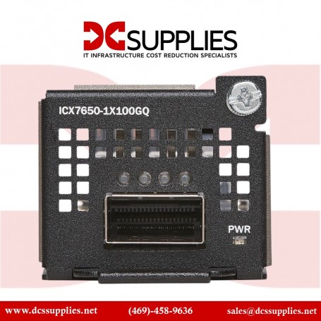 Ruckus ICX7650-1X100GQ 1 Port 100GBE QSFP28 Expansion Module (ICX7650-1X100GQ)