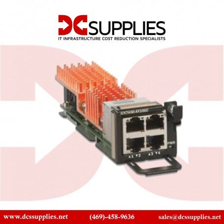 Ruckus ICX7400-4X10GC 4-Port 10GbE 10GBASE-T Copper Module (ICX7400-4X10GC)