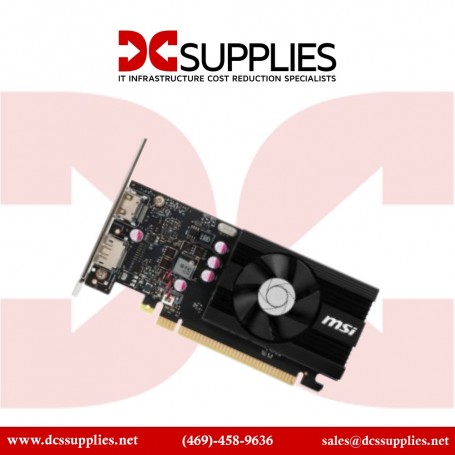 MSI G103044PC GeForce GT 1030 4GD4 Low-Profile OC Graphics Card (G103044PC)