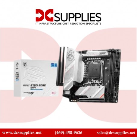 MSI B760IEDGEWIFI MPG B760I Edge WiFi - Mini-ITX Motherboard, LGA 1700, 64GB DDR5 (B760IEDGEWIFI)