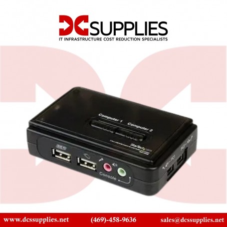 StarTech.com SV211KUSB 2 Port USB VGA KVM Switch Single VGA (SV211KUSB)