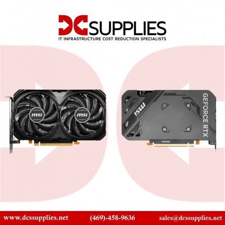 MSI G406TV2XB8C GeForce RTX 4060 Ti VENTUS 2X BLACK OC 8GB Graphics Card (G406TV2XB8C)