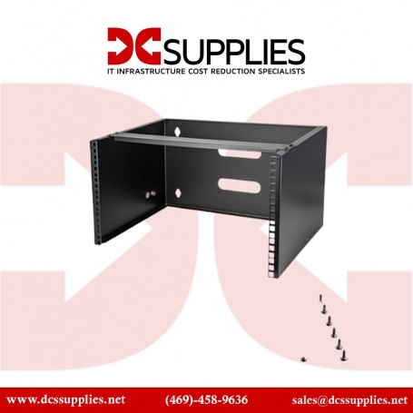 StarTech.com RK619WALLO Black 6U Steel Server Rack (RK619WALLO)