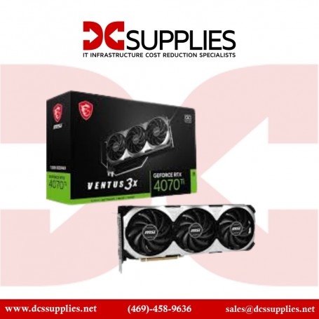 MSI G407TV3X12C GeForce RTX 4070 Ti VENTUS 3X 12G OC Graphics Card (G407TV3X12C)