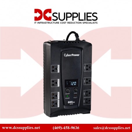 CyberPower CP685AVRLCD 685VA Line-Interactive UPS with LCD (CP685AVRLCD)