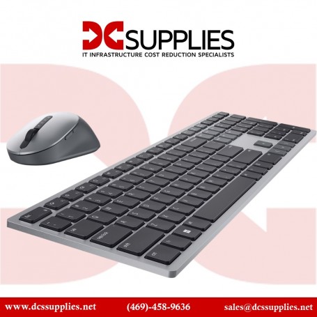 Dell KM7321WGY-US Premier Multi-Device Wireless Keyboard and Mouse (KM7321WGY-US)