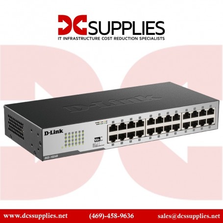 D-Link DGS-1024D Systems 24-Port Unmanaged Gigabit Desktop/Rackmount Switch (DGS-1024D)