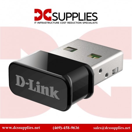 D-Link DWA-181-US Systems AC1300 MU-MIMO Wi-Fi Nano USB Adapter (DWA-181-US)