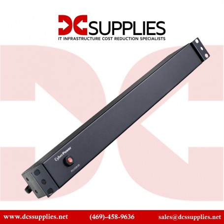 CyberPower PDU15B12R 15A PDU, 1U, 12 outlets, 15-ft cord. (PDU15B12R)