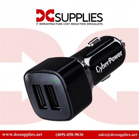 CyberPower TR22U3A Dual USB Type-A Car Charger (TR22U3A)