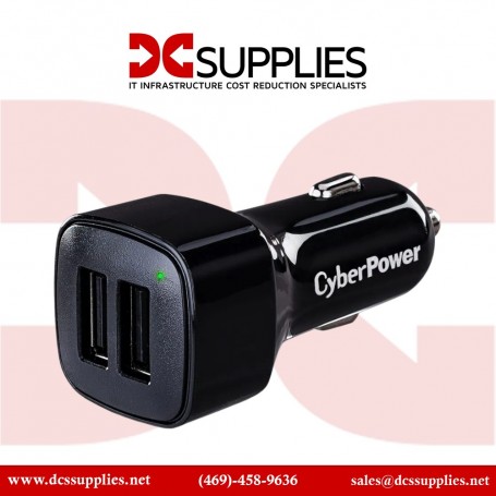 CyberPower TR22U3A Dual USB Type-A Car Charger (TR22U3A)