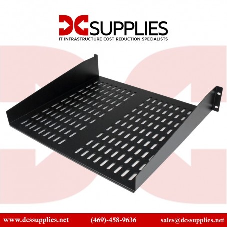 StarTech CABSHELF Black Standard Universal Server Rack Cabinet Shelf (CABSHELF)