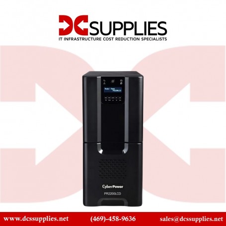 CyberPower PR2200LCD Smart-UPS Application LCD 2200VA Tower Sinewave 10OUT AVR 30A (PR2200LCD)