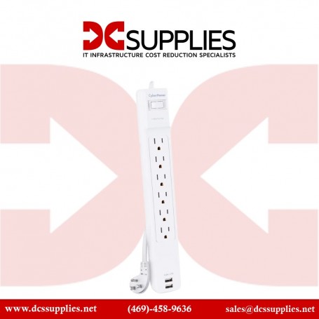CyberPower CSP606U42A 6-Outlet Surge Protector with USB Ports (CSP606U42A)
