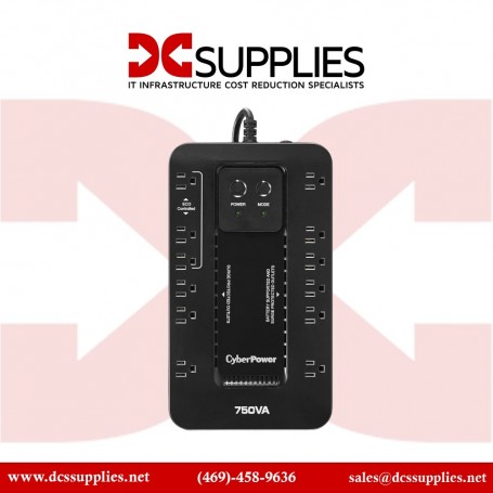 CyberPower EC750G Battery Backup & Surge Protector UPS (EC750G)