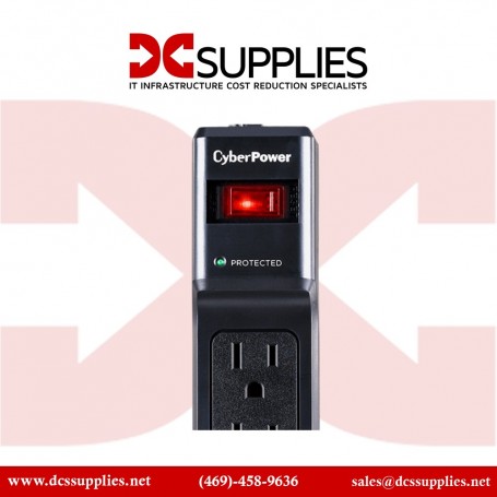CyberPower Surge Protector 7 Outlets 1500J EMI/RFI 125K (CSB7012)
