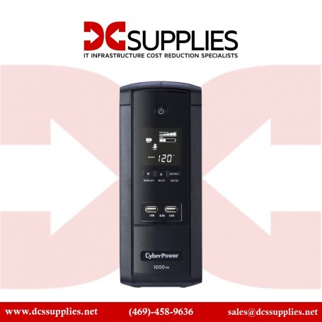 CyberPower BRG1000AVRLCD Intelligent LCD UPS 1000VA (BRG1000AVRLCD)