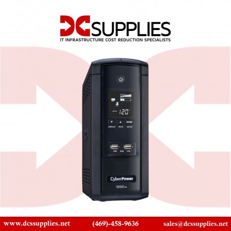 CyberPower BRG1000AVRLCD Intelligent LCD UPS 1000VA (BRG1000AVRLCD)