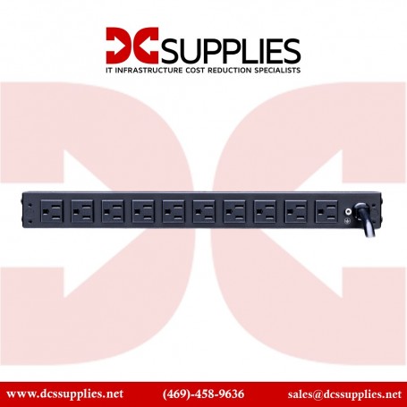 CyberPower 15A Basic PDU 1U 10 Outlets 120V (PDU15B10R)