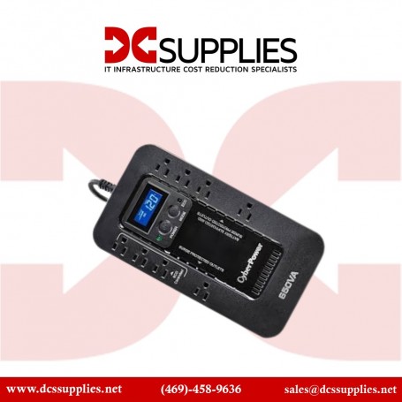CyberPower EC650LCD Ecologic 650VA UPS 120V Standby LCD (EC650LCD)