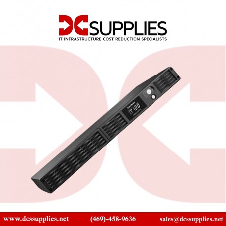 CyberPower PR500LCDRT1U Smart App Sinewave UPS 500VA 1U 7 Outlets (PR500LCDRT1U)