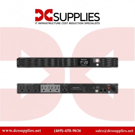 CyberPower PR500LCDRT1U Smart App Sinewave UPS 500VA 1U 7 Outlets (PR500LCDRT1U)