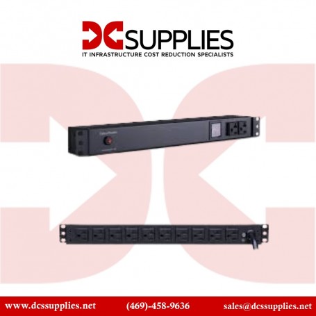 CyberPower PDU20MT2F10R 20A Metered PDU 1U 12 Out 5-20R 120V 2F / 10R Out L5-20P 15FT Cord (PDU20MT2F10R)