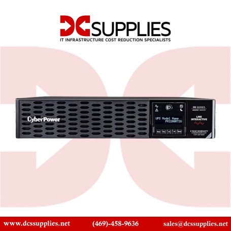 CyberPower PR2200RT2U 2200VA/2200W Smart App Sinewave UPS with 8 Outlets (PR2200RT2U)