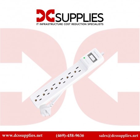 CyberPower MP1082SS Essential 6-Outlet Surge Protector (2-Pack, White) (MP1082SS)