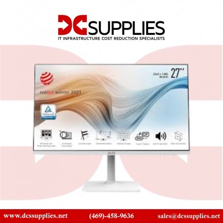 MSI Modern MD271PW Full HD LCD Monitor Ergonomic Design (Modern MD271PW)