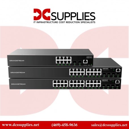 Grandstream GWN7801P Networks Enterprise Layer 2 Managed Network Switch 8 (GWN7801P)