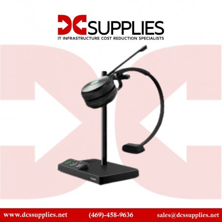 Yealink WH62-MONO-UC Dect Wireless UC Mono Headset Support Acoustic Shield&Busy Light (WH62-MONO-UC)