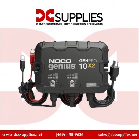 NOCO Genius GENPRO10X2, 2-Bank, 20A (10A/Bank) Smart Marine Battery Charger (GENPRO10X2)