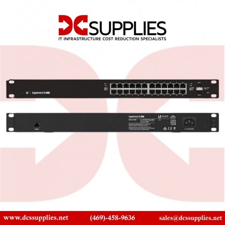 Ubiquiti Networks ES-24-250W EdgeSwitch 24-Port 250-Watt Managed PoE+ with SFP (ES-24-250W)