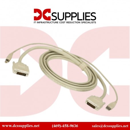 Black Box EHN900024U-0015 KVM CPU Cable for DVI/USB Devices, 15 Feet (EHN900024U-0015)