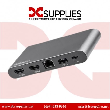 StarTech DK30C2HAGPD 4K Dual Monitor HDMI USB-C Multiport Adapter Dock (DK30C2HAGPD)