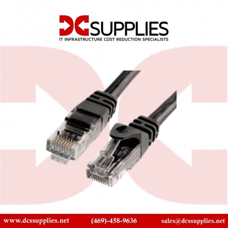 Black Box CAT6PC-015-BK-10PAK CAT6 250-MHz Molded Snagless Stranded Ethernet Network Cable, 15 ft (CAT6PC-015-BK-10PAK)