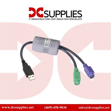 Black Box KVUSB2PS2 USB to PS/2 Flash-Upgradable Converter Cable (KVUSB2PS2)