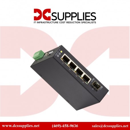 Black Box LIG401A Industrial L2 Unmanaged Gigabit Ethernet Switch with 1 SFP Port (LIG401A)