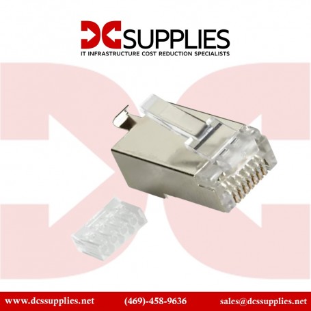 Black Box FMTP6S-100PAK CAT6 Shielded Network Connector Modular Plug, 100-Pack (FMTP6S-100PAK)