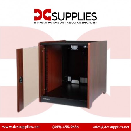 StarTech.com.RKWOODCAB12  12U Office Server Cabinet w Wood Finish Casters (RKWOODCAB12)
