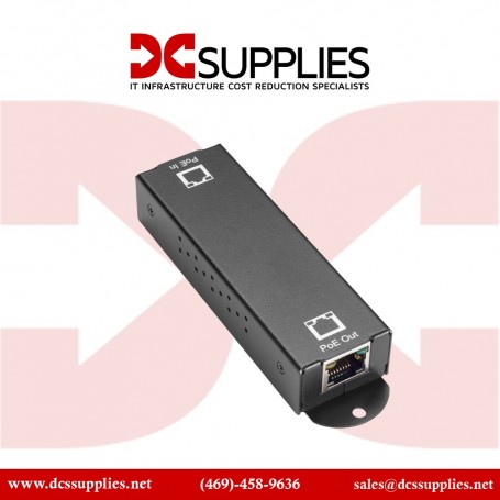 Black Box LPR1111 Gigabit PoE Repeater/Extender - 2-Port Network Expansion (LPR1111)